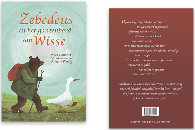 Boekcover 'Zebedeus en het ganzenbord van Wisse'