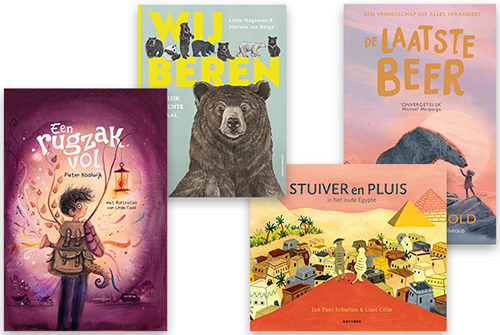 Afbeelding met diverse boekcovers